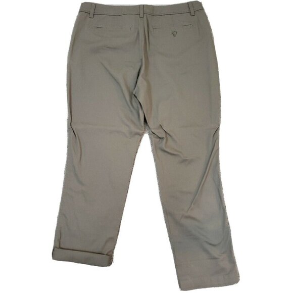 J. Crew~ Woman Size 12~ Gray/Green Ankle Casual Nordstrom Pants 100% Cotton NWOT - Picture 12 of 12